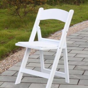 chaise pliante wedding blanche
