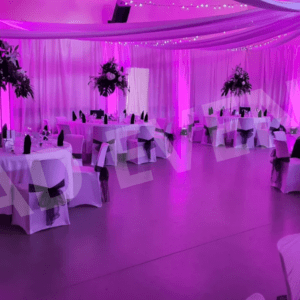 Eclairage architectural de la salle de reception ou du domaine. Location de lumieres architecturales pour Mariage, anniversaire, kermesse, fête de village, soirée... Retrouvez nous dans les Landes, en Gironde, dans les Pyrénées-Atlantiques et dans le Gers.