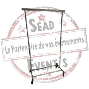portant à vetements en inox. location de portant a vetements en inox sur roulette pour evenement, mariage, anniversaire, seminaire, .kermesse, fête de village, soirée... Retrouvez nous dans les Landes, en Gironde, dans les Pyrénées-Atlantiques et dans le Gers