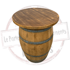 plateau, bois tonneau, fut de vin, 225l, mange-debout. location de plateau en bois pour tonneau pour evenement, mariage, anniversaire, seminaire, .kermesse, fête de village, soirée... Retrouvez nous dans les Landes, en Gironde, dans les Pyrénées-Atlantiques, pays basque et dans le Gers
