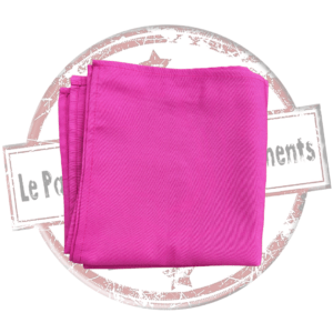 serviette de table rose fushia. location de serviette de table rose fushia pour evenement, mariage, anniversaire, seminaire, .kermesse, fête de village, soirée... Retrouvez nous dans les Landes, en Gironde, dans les Pyrénées-Atlantiques, pays basque et dans le Gers
